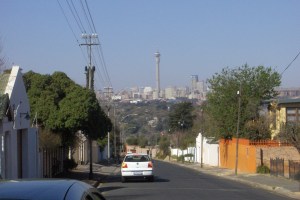 Joburg skyline from Melville