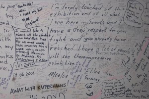 Soweto-Regina Mundi church-scrawl in photo gallery