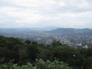 In the shadow of the volcano