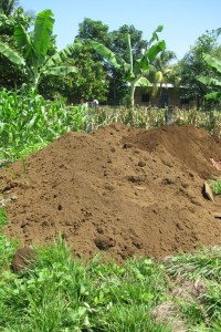 12 cubic metres of soil