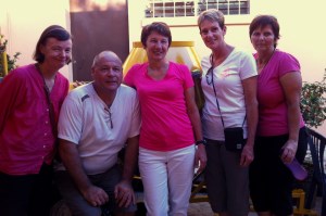 On tour at the Habitat office in Usulutan